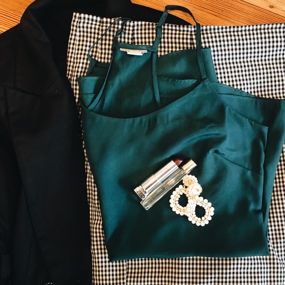 Emerald J-Crew Tank